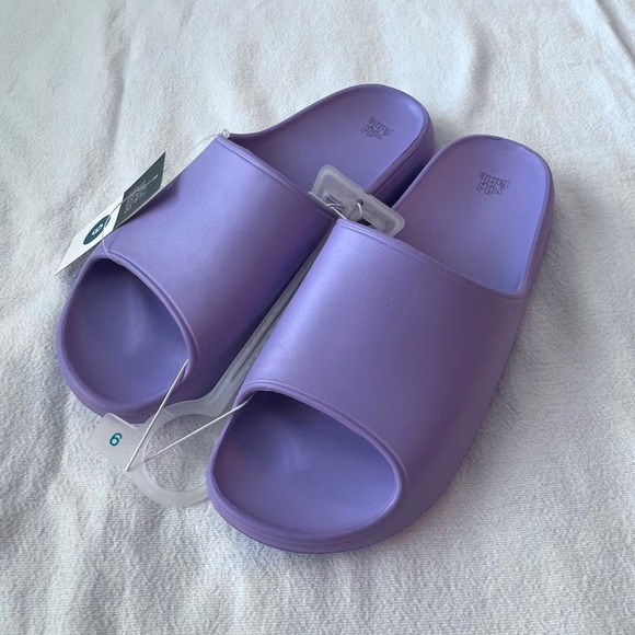 wild fable Shoes - Wild Fable Robbie Light Purple Slide Beach Summer Sandals Womens Size 9 NWT